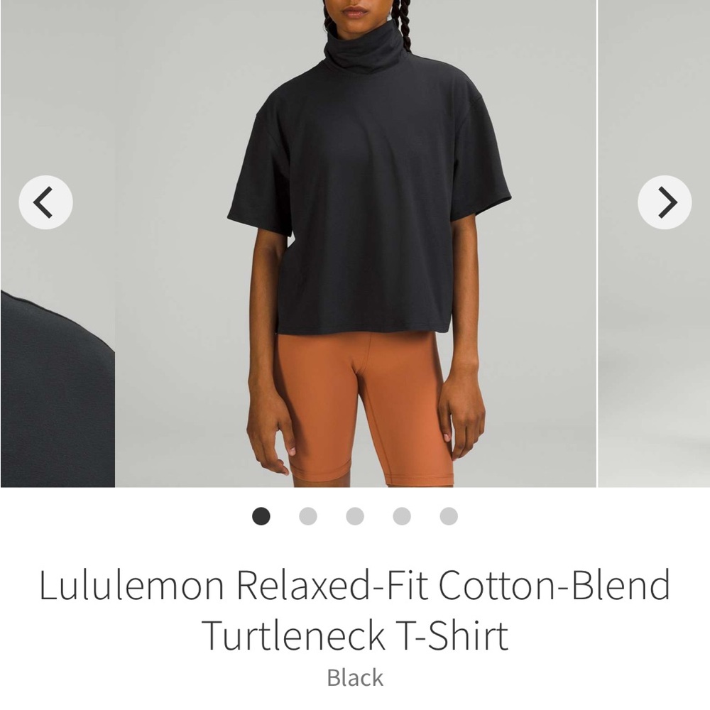 Lululemon Relaxed-Fit Cotton-Blend Turtleneck T-Shirt